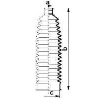 SPIDAN 84012 Пыльник, рулевое управлени