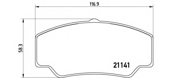 BREMBO P 24 023 Комплект тормозных колодок... BREMBO P 24 023 Комплект тормозных колодок...