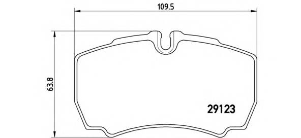 BREMBO P A6 023 Комплект тормозных колодок... BREMBO P A6 023 Комплект тормозных колодок...