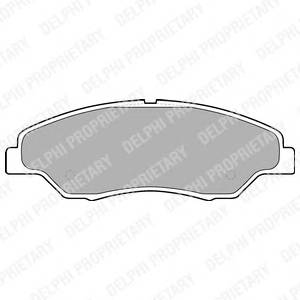 DELPHI LP1634 Комплект гальмівних колодо...