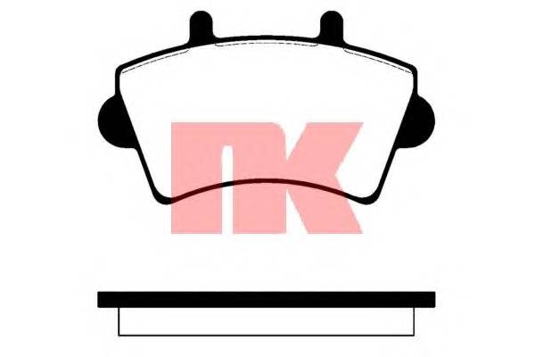 NK 223631 Комплект тормозных колодок