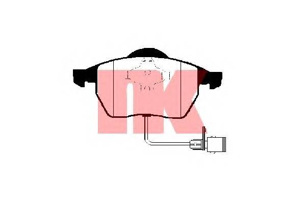 NK 224729 Комплект тормозных колодок