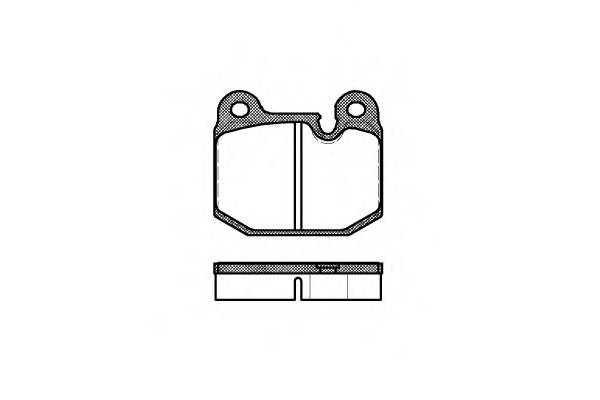ROADHOUSE 2014.10 Комплект тормозных колодок