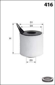 MECAFILTER EL9136 Воздушный фильтр