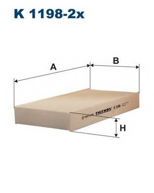 FILTRON K1198-2x Фильтр, воздух во внутренно