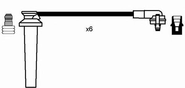 NGK 7701 Комплект проводов зажигани