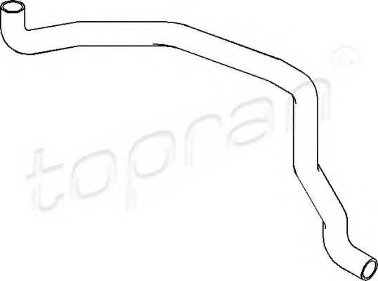TOPRAN 109 193 Шланг радіатора TOPRAN 109 193 Шланг радіатора