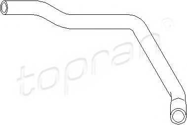 TOPRAN 103 538 Шланг радиатора
