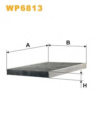 WIX FILTERS WP6813 Фильтр, воздух во внутренно