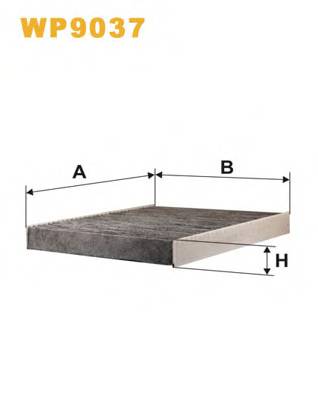 WIX FILTERS WP9037 Фильтр, воздух во внутренно