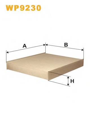 WIX FILTERS WP9230 Фільтр, повітря у внутрішнь...
