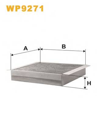 WIX FILTERS WP9271 Фильтр, воздух во внутренно... WIX FILTERS WP9271 Фильтр, воздух во внутренно...
