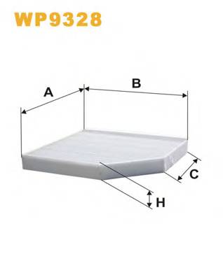 WIX FILTERS WP9328 Фильтр, воздух во внутренно