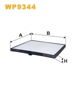 WIX FILTERS WP9344 Фильтр, воздух во внутренно... WIX FILTERS WP9344 Фильтр, воздух во внутренно...