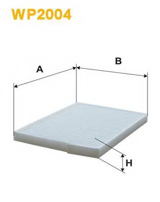 WIX FILTERS WP2004 Фильтр, воздух во внутренно