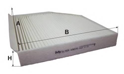 MFILTER K9070 Фильтр салона  247/279/35