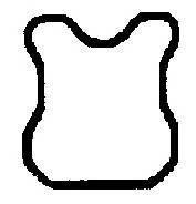 BGA RC6382 Прокладка, крышка головки ц