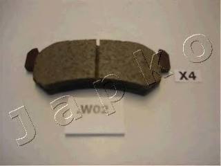 JAPKO 51W02 Комплект тормозных колодок... JAPKO 51W02 Комплект тормозных колодок...