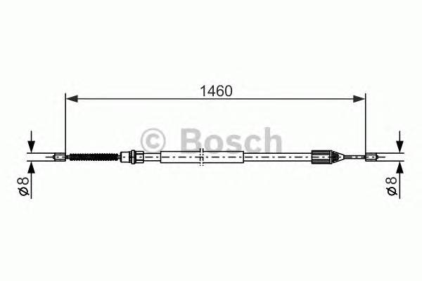 BOSCH 1 987 477 646 Трос, стояночная тормозная ... BOSCH 1 987 477 646 Трос, стояночная тормозная ...
