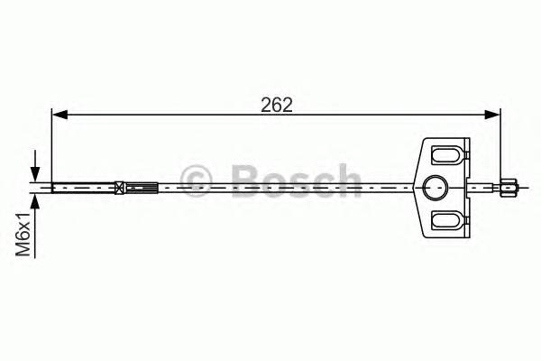 BOSCH 1 987 482 337 Трос, стоянкова гальмівна с... BOSCH 1 987 482 337 Трос, стоянкова гальмівна с...