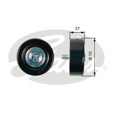 GATES T36409 Паразитный / ведущий ролик, 