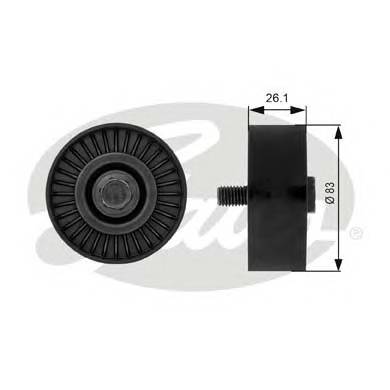 GATES T38027 Паразитный / ведущий ролик, 