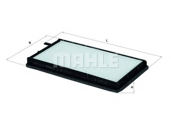 KNECHT LA 80 Фильтр, воздух во внутренно...