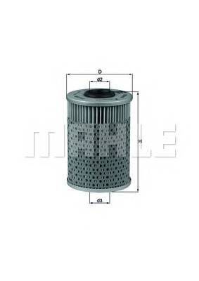 KNECHT OX 151D Масляный фильтр