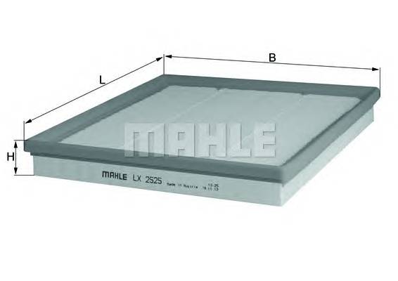 KNECHT LX 2525 Повітряний фільтр KNECHT LX 2525 Повітряний фільтр