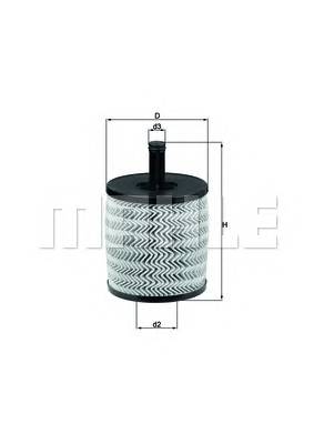 KNECHT OX 556D Масляный фильтр