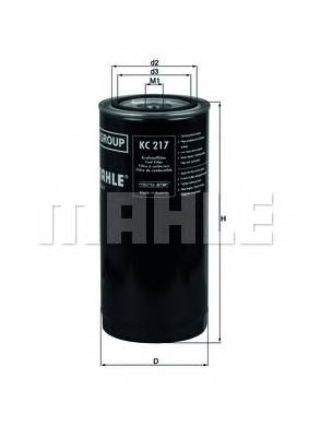 KNECHT KC 217 Паливний фільтр KNECHT KC 217 Паливний фільтр
