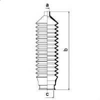 SPIDAN 83602 Пильник рульового механізм