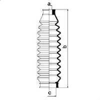 SPIDAN 83734 Пыльник, рулевое управлени