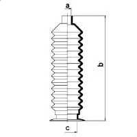 SPIDAN 83738 Пыльник, рулевое управлени