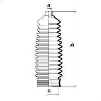 SPIDAN 83743 Пыльник, рулевое управлени...