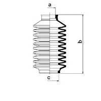 SPIDAN 83762 Пыльник, рулевое управлени