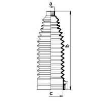 SPIDAN 83843 Пильовик, рульове управлін...