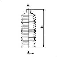 SPIDAN 83877 Пильовик, рульове управлін...