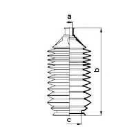 SPIDAN 83895 Пыльник, рулевое управлени�...