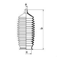 SPIDAN 83943 Пыльник, рулевое управлени