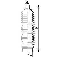 SPIDAN 84029 Пыльник, рулевое управлени