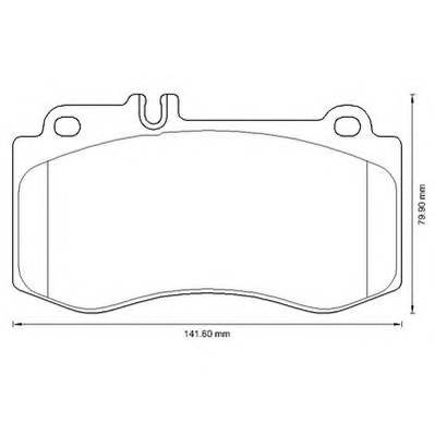 JURID 573344J Комплект тормозных колодок...