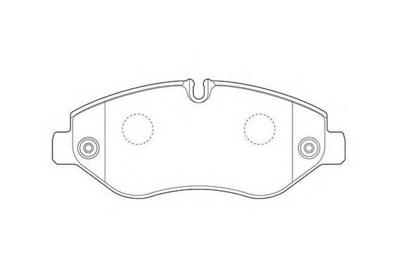 JURID 2922909560 Комплект тормозных колодок