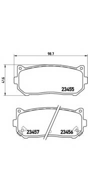 BREMBO P 30 008 Комплект тормозных колодок... BREMBO P 30 008 Комплект тормозных колодок...