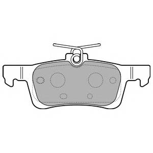 DELPHI LP2503 Комплект тормозных колодок... DELPHI LP2503 Комплект тормозных колодок...