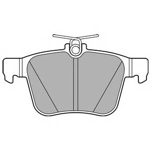 DELPHI LP2697 Комплект тормозных колодок... DELPHI LP2697 Комплект тормозных колодок...