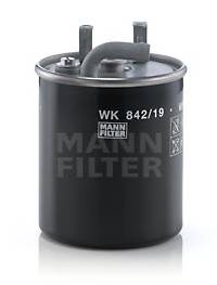 MANN-FILTER WK 842/19 Топливный фильтр MANN-FILTER WK 842/19 Топливный фильтр