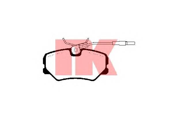 NK 223715 Комплект гальмівних колодо... NK 223715 Комплект гальмівних колодо...