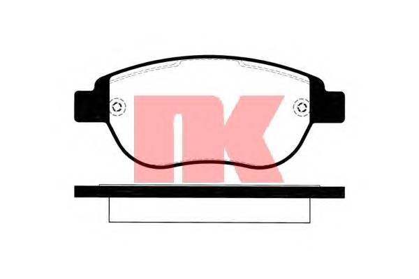 NK 223740 Комплект тормозных колодок