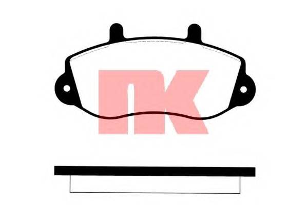 NK 223945 Комплект тормозных колодок